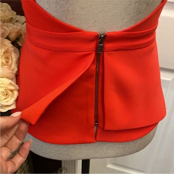 Bcbg Maxazria Elegant Red Halter Top, XXS - Picture 9 of 11